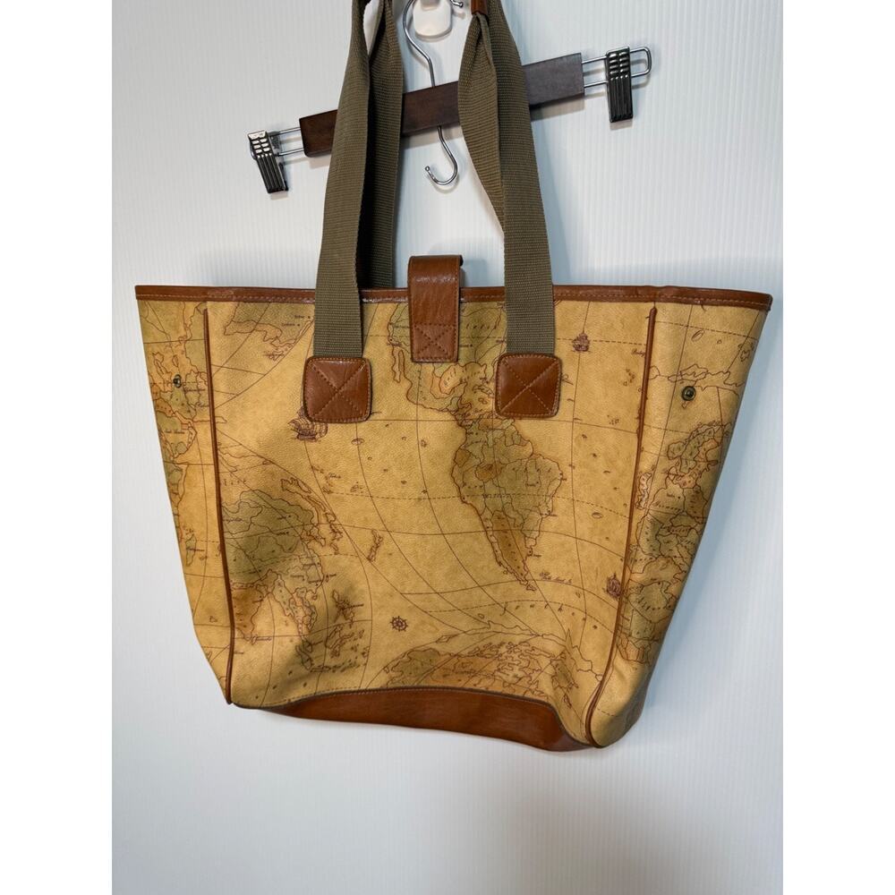 Vintage 1992 The Columbus Collection by Bogada 500th Anniversay World Map Bag
